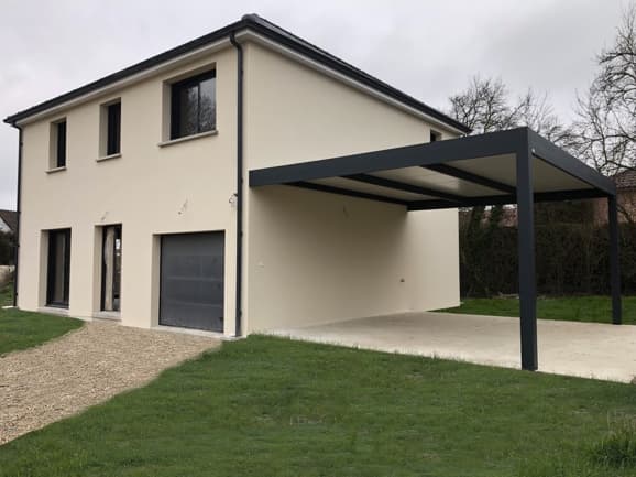 Maison à étage contemporaine réalisée dans l’Aube